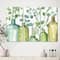 Designart - Mixed Botanical Green Leaves I0 - Cottage Premium Canvas Wall Art